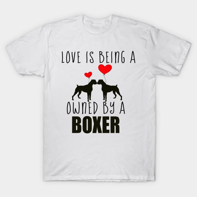 Love Gifts, Boxer Dog Lovers T-Shirt by 3QuartersToday